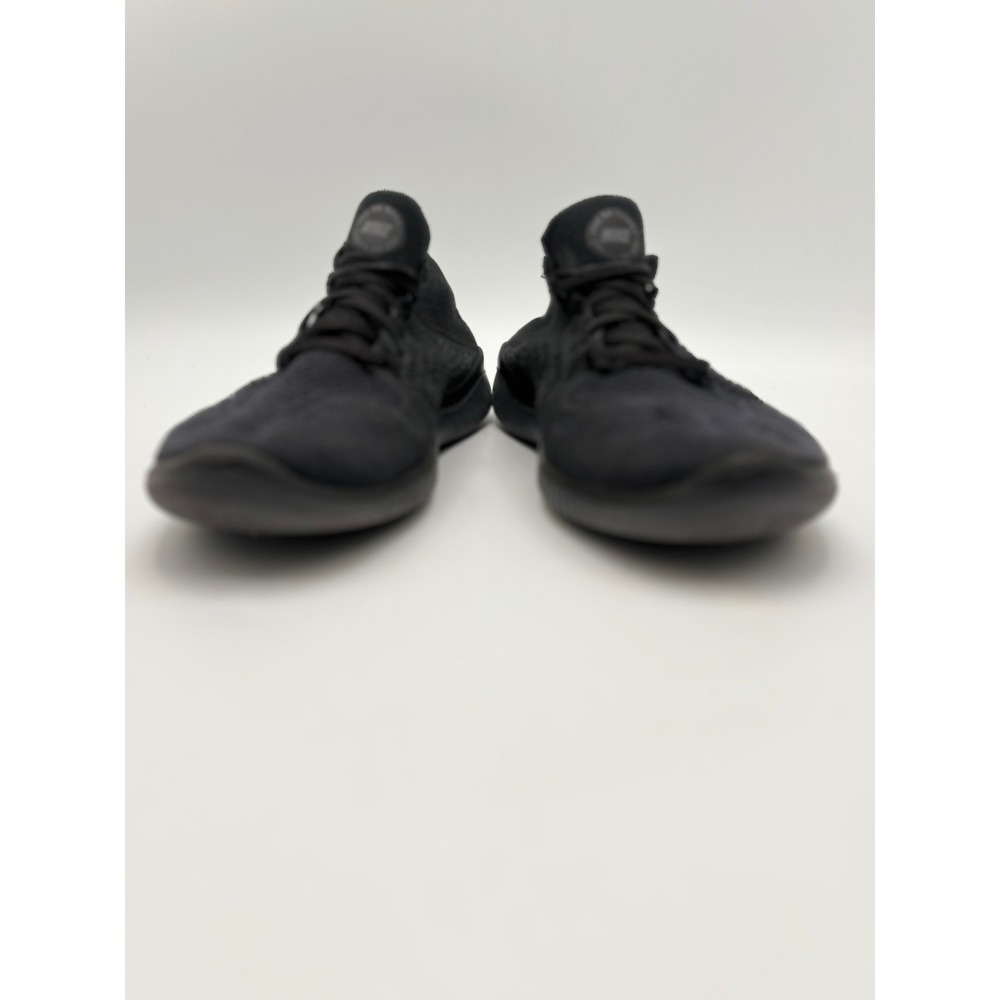 Nike Free RN Flyknit 2018 Mens 11.5 Black Running Shoes 942838-002 - Picture 4 of 8